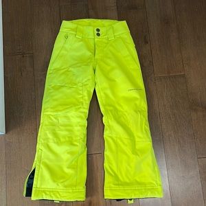 Obermeyer ski pants, size XS (6/7); excellent condition.